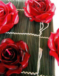 เทียนหอมลอยน้ำดอกกุหลาบ