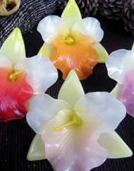 เทียนหอมลอยน้ำดอกกล้วยไม้