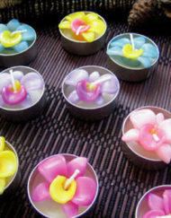 เทียนหอมทีไลท์ดอกกล้วยไม้