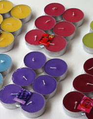 เทียนหอมทีไลท์ใหญ่