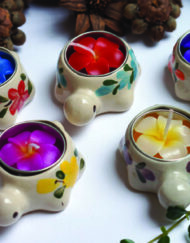 WP-I104 เทียนทีไลท์ในเซรามิคเต่า